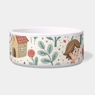 Comedero Fairytale Forest Walk Pet Bowl