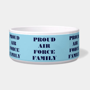 Comedero Familia de la Fuerza Aérea Proud de Pet Bowl