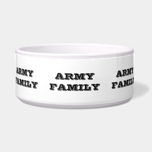 Comedero Familia del Ejército del Bowl de la mascota