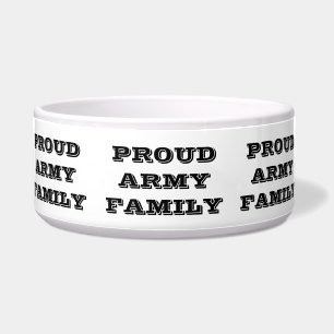 Comedero Familia del Ejército Orgulloso de Bowl