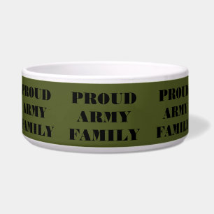 Comedero Familia del Ejército Orgulloso de Bowl