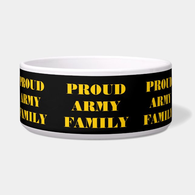 Comedero Familia del Ejército Orgulloso de Bowl (Frente)
