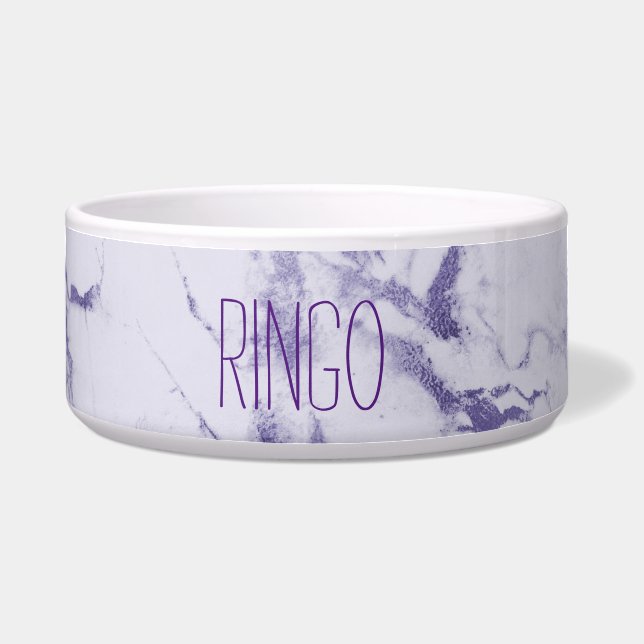 Comedero Fantasía abstracta púrpura (Frente)