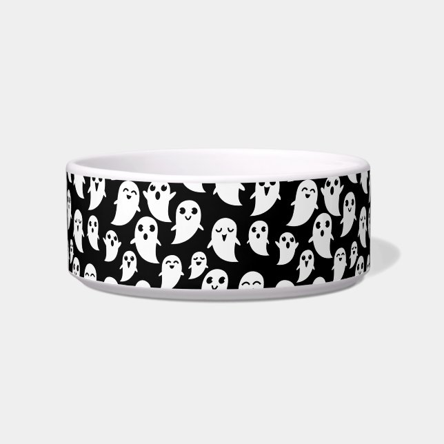 Comedero Fantasma de Personalizado de Halloween (Frente)