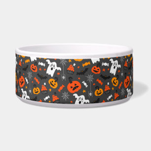 Comedero Fantasmas y calabazas fantasmagóricos