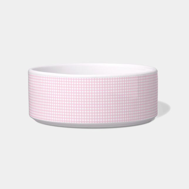 Comedero Faye & Lauren Pink Gingham (Frente)