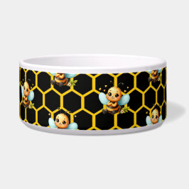 Comedero Feliz Abeja Mascota Pequeña