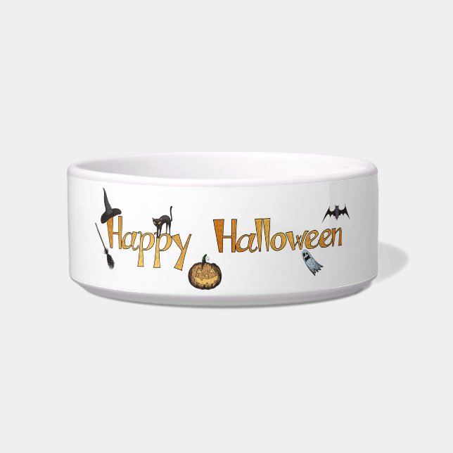 Comedero Feliz Halloween (Frente)
