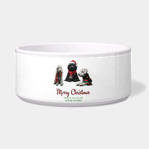 Comedero Feliz Navidad a los perros