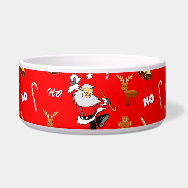 Comedero Feliz Navidad Nice Naughty 25 de diciembre Navidad (Frente)