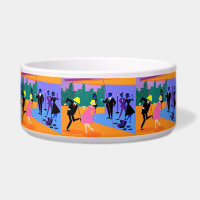 Fiesta de la azotea Retro Urbana Pet Bowl