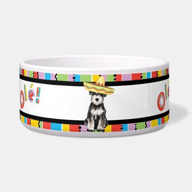 Comedero Fiesta Miniatura Schnauzer (Izquierda)