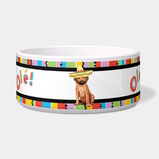 Comedero Fiesta Rhodesian Ridgeback Bowl (Izquierda)