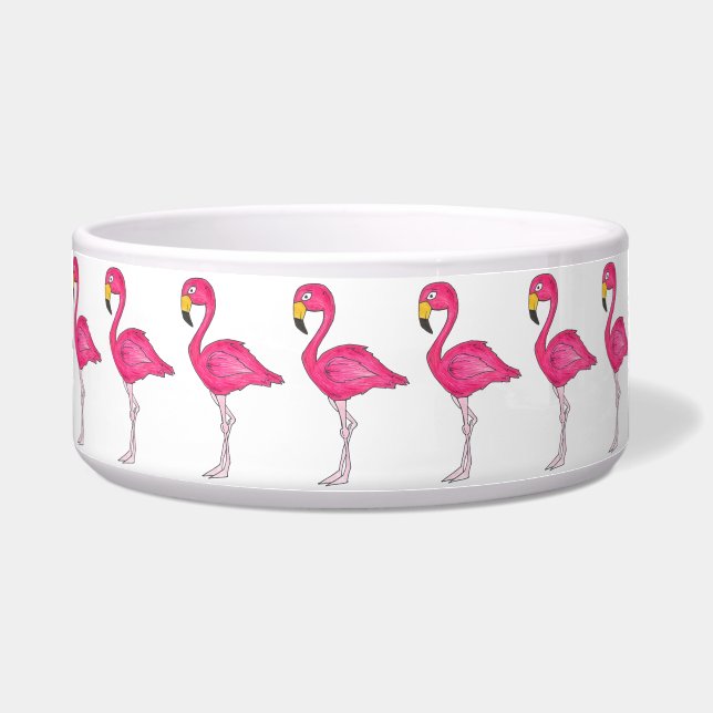 Comedero Flamingo Flamingos Tropical Rosa (Frente)
