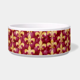 Comedero Fleur de Lis Pet Bowl