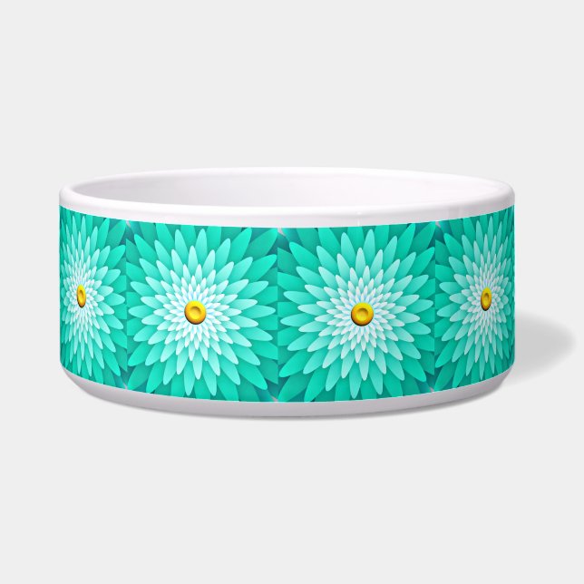 Comedero Flor azul Mandala-68566 (Frente)