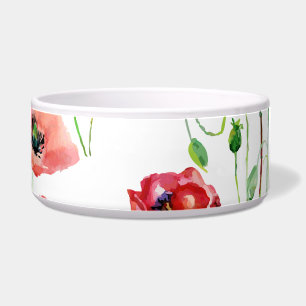 Comedero Flor De Adormidera: Sencillo Fondo Sin Marea.