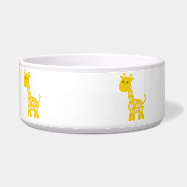 Comedero Flor de jirafa amarilla suave (Izquierda)