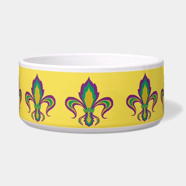 Comedero Flor de lis del carnaval (Frente)