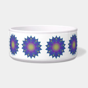 Comedero Flor de vida - Mandala india 3