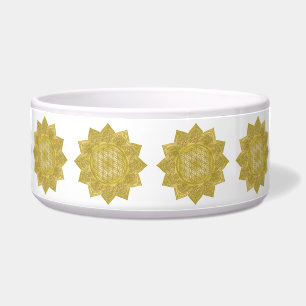 Comedero Flor de vida - Mandala india 4