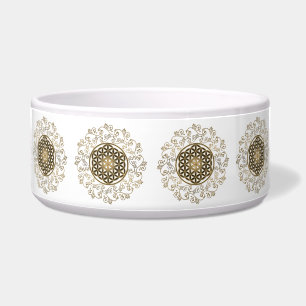 Comedero Flor De Vida - Ornamentos Vintage Mandala 2