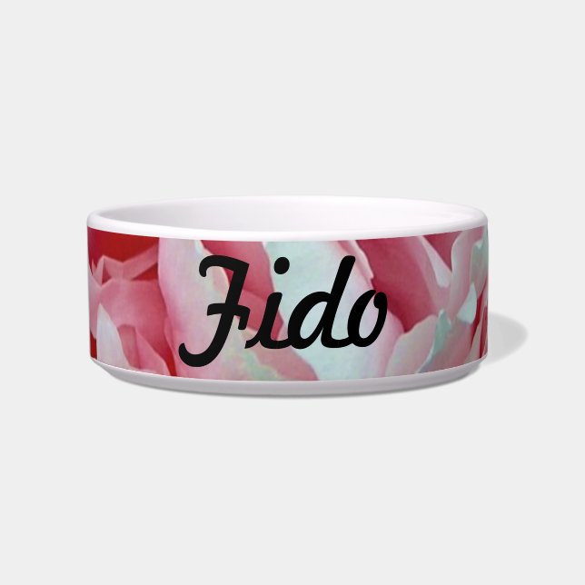 Comedero Flor en colores pastel (Frente)