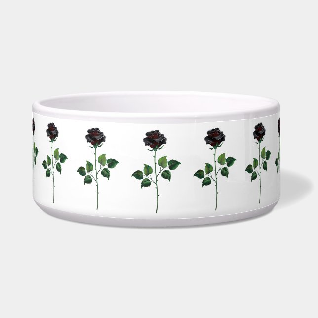 Comedero Flor rosa negra (Frente)