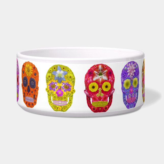 Comedero Flor Skulls (Frente)