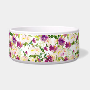 Comedero Floral color de agua morado color morado rosado de
