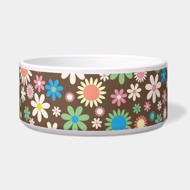 Comedero Floral Pet Bowl (Frente)