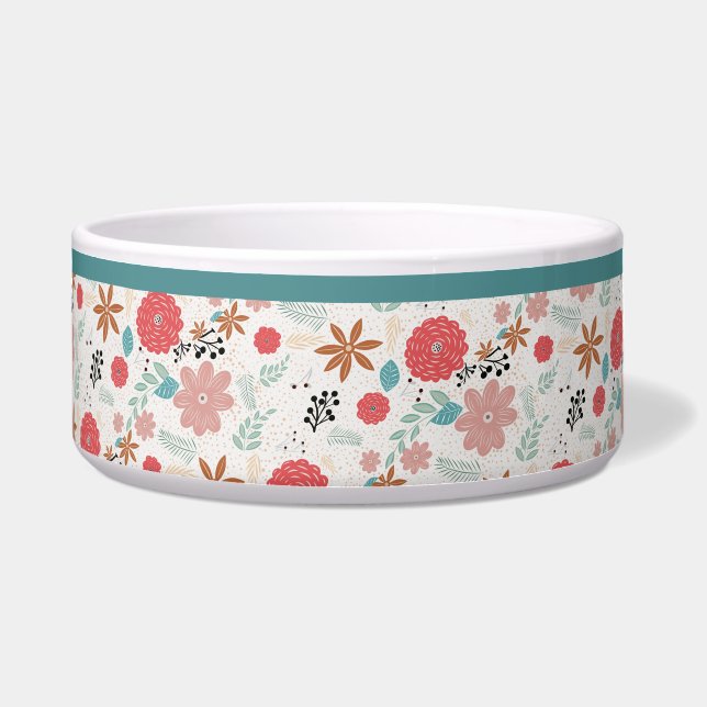 Comedero Floral Pintado (Frente)