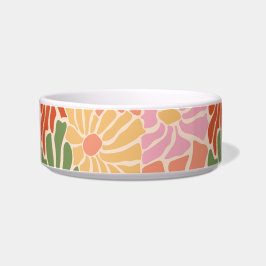 Comedero Floral Retro Groovy 