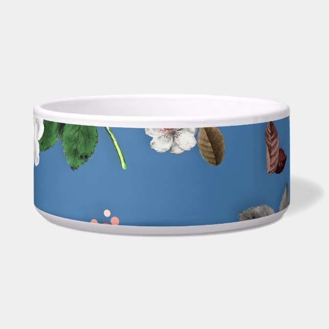 Comedero Flores amarillas y rosas blancas 23 (Frente)