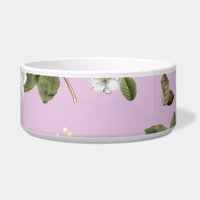 Comedero Flores amarillas y rosas blancas 5 (Frente)