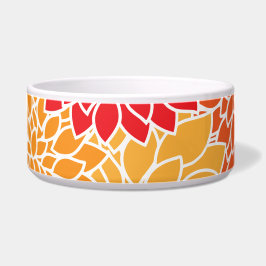 Comedero Flores De Dahlia, Patrón De Flores, Naranja Dahlia