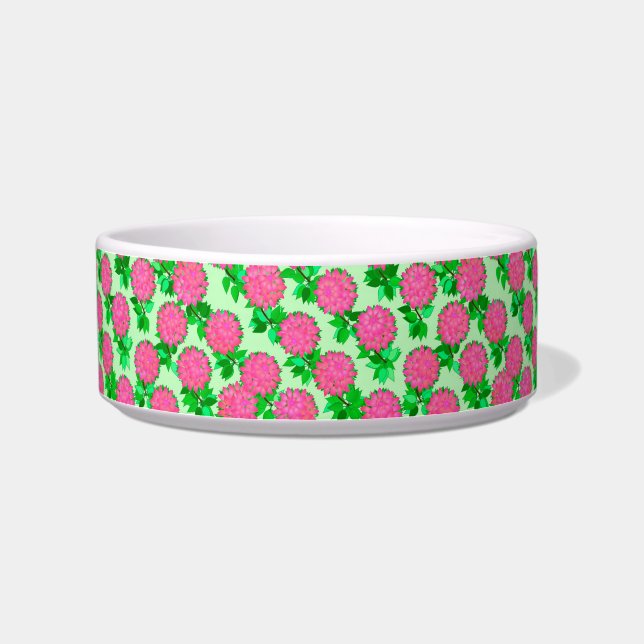 Comedero Flores de dalia en rosa fucsia (Izquierda)