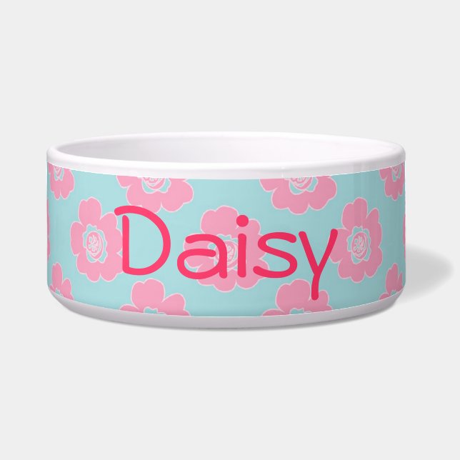 Comedero Flores rosadas caprichosas (Frente)