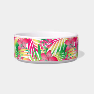 Comedero Flores tropicales coloreadas