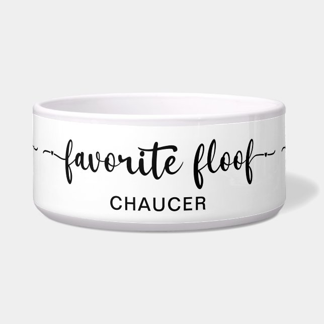 Comedero Flota favorita de perro gato Mascota lindo (Frente)