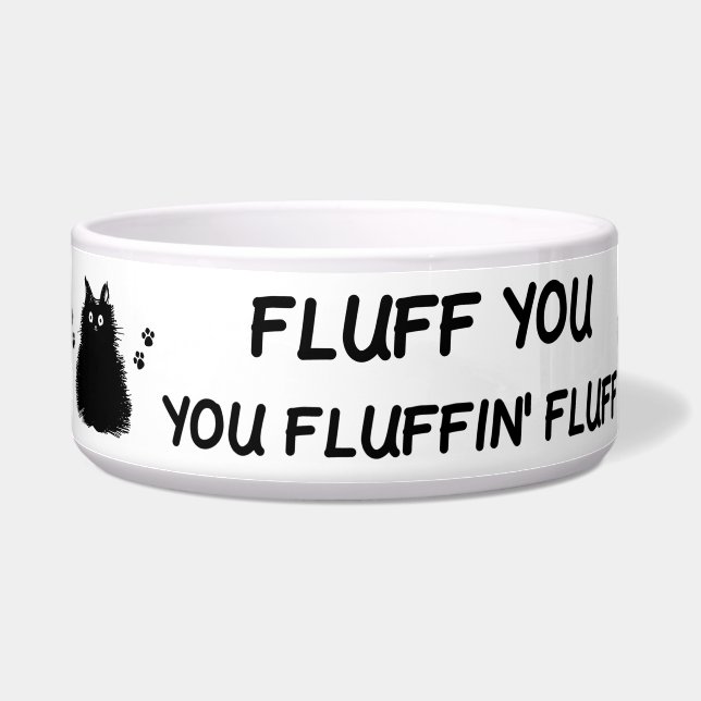 Comedero Fluff You Fluffin Fluff Kitty Cat (Izquierda)