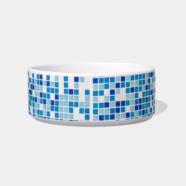 Comedero Fondo de azulejos azules (Espalda)