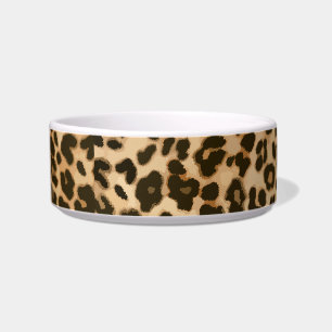 Comedero Fondo de impresión de leopardo