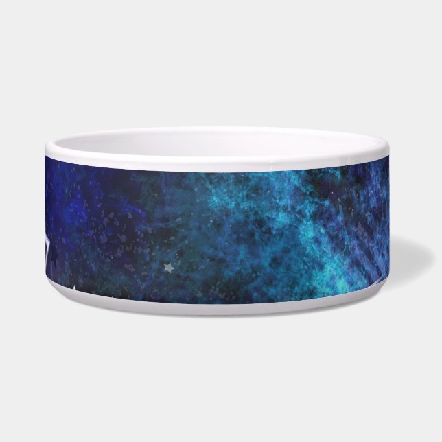 Comedero Fondo espacial con estrellas (Frente)