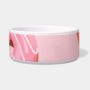 Comedero Fondo transparente de donuts acristalados