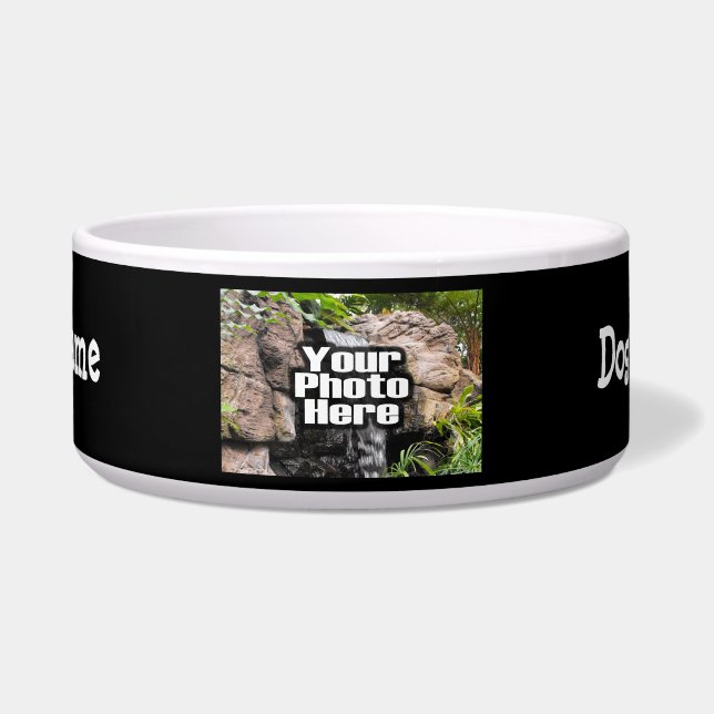 Comedero Foto de color personalizada (Frente)