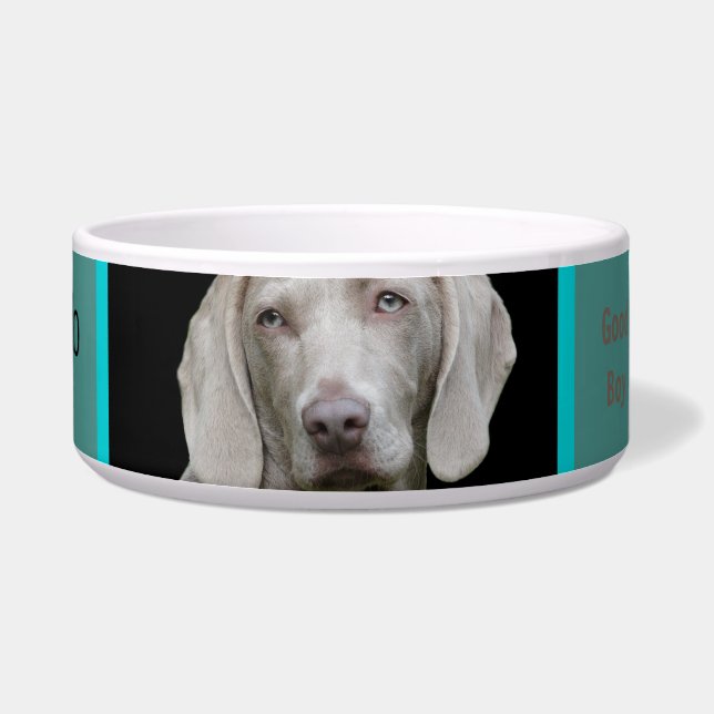Comedero Foto de Personalizado de perro (Derecha)
