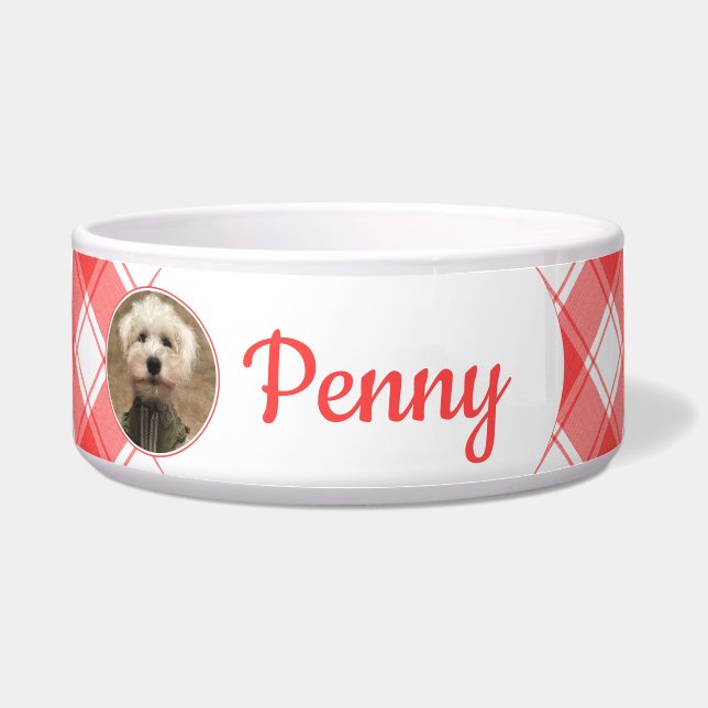 Comedero Foto personalizado: comida para granja de campo ro (Frente)