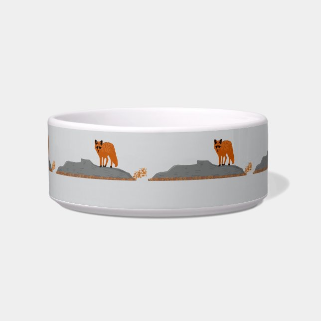 Comedero 🦊 Fox on the Rock Pet Bowl (Frente)