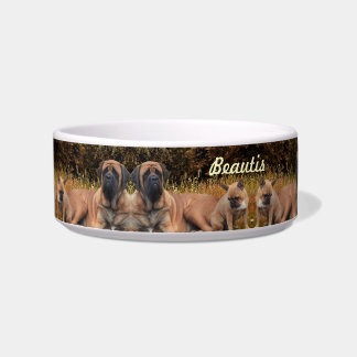 Comedero French Bulldog und Mastiff Freunde